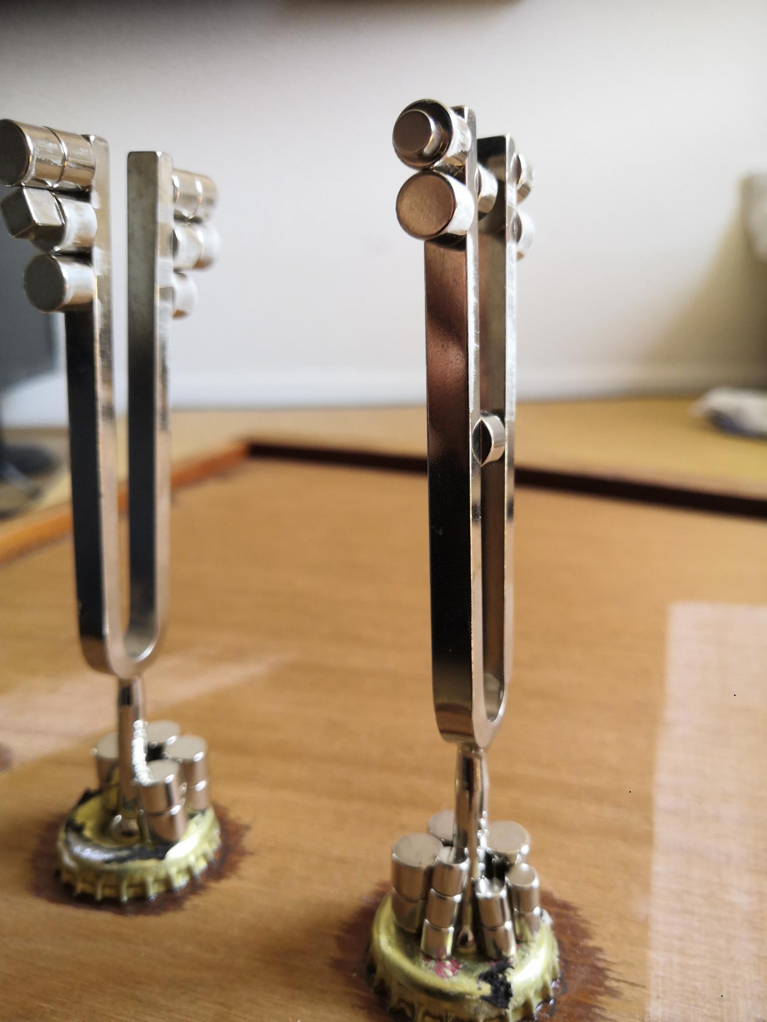 tuning fork instrument closeup
